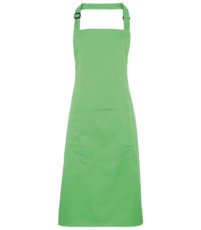 Premier Premier 'Colours' Bib Apron with Pocket in Apple Green