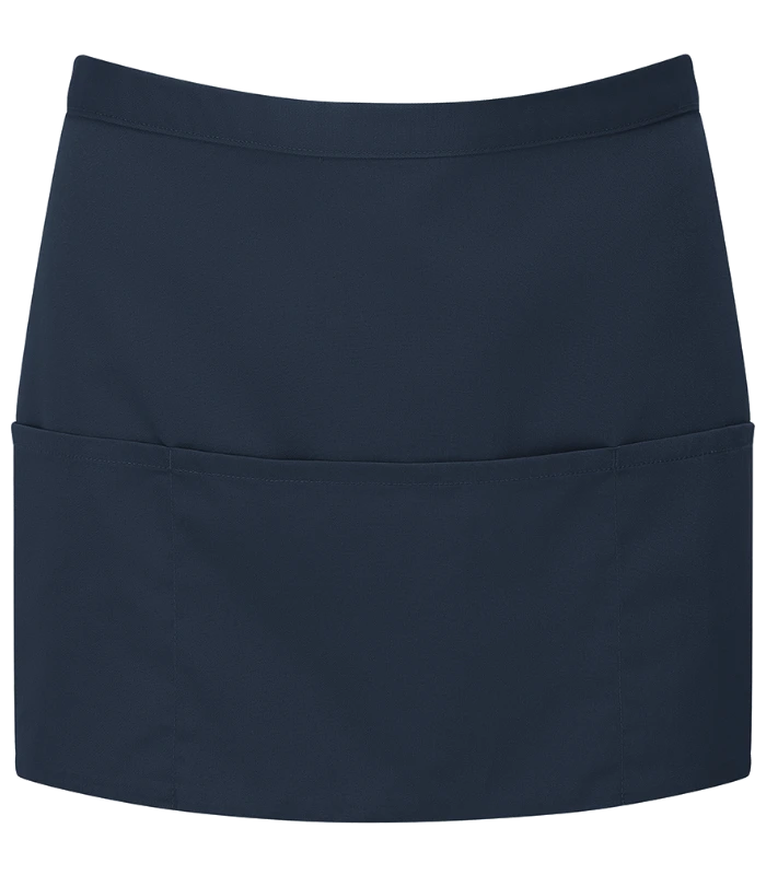 Premier Premier 'Colours' 3 Pocket Apron in Charcoal