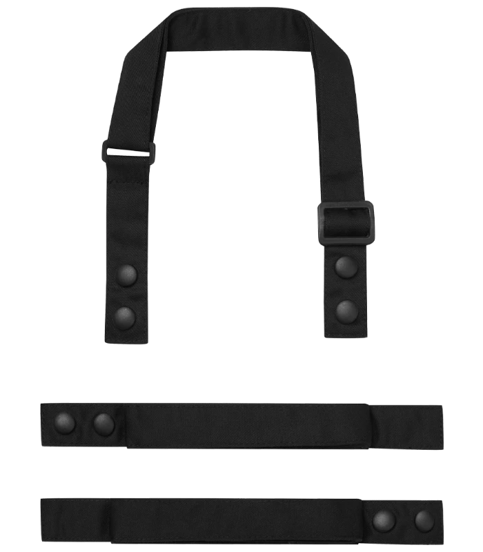 Premier Premier Swap and Pop Customisable Apron Straps in BLK