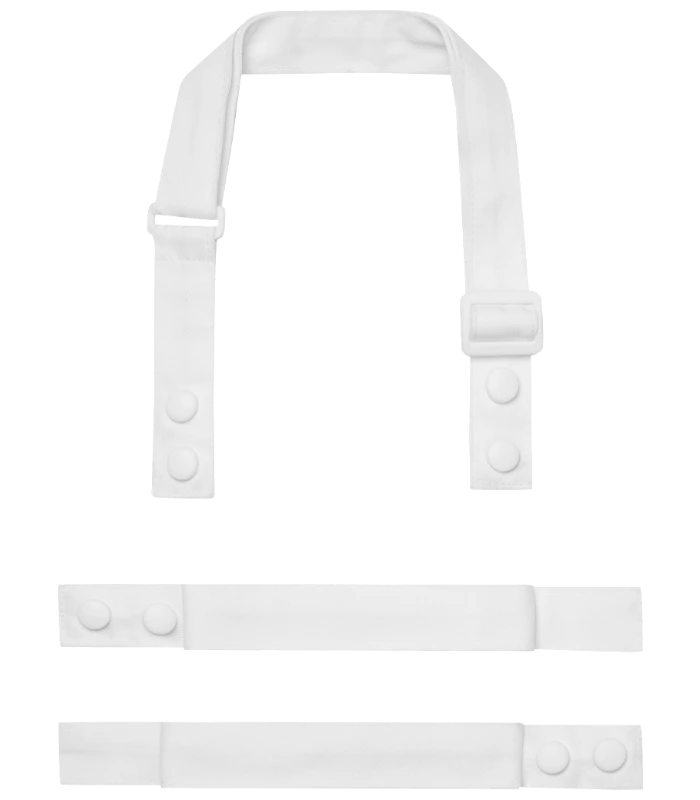 Premier Premier Swap and Pop Customisable Apron Straps in WHI