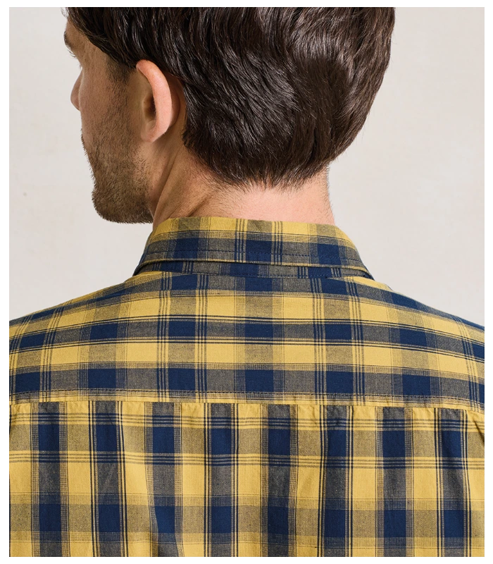 Premier Premier Mulligan Check Long Sleeve Shirt in WH/NV