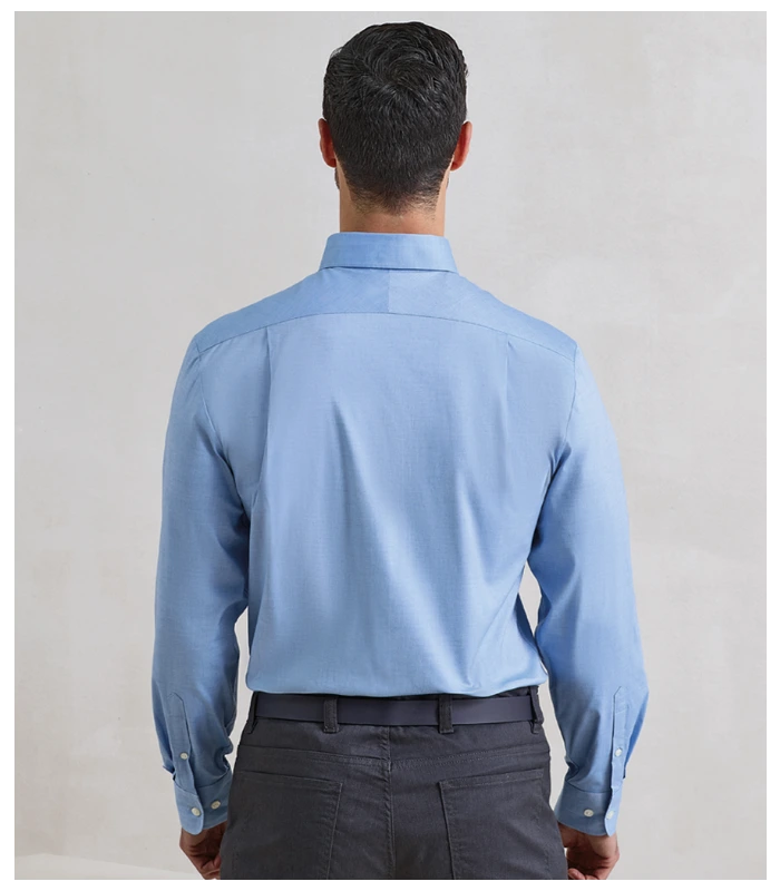 Premier Premier Supreme Long Sleeve Oxford Shirt in OXB