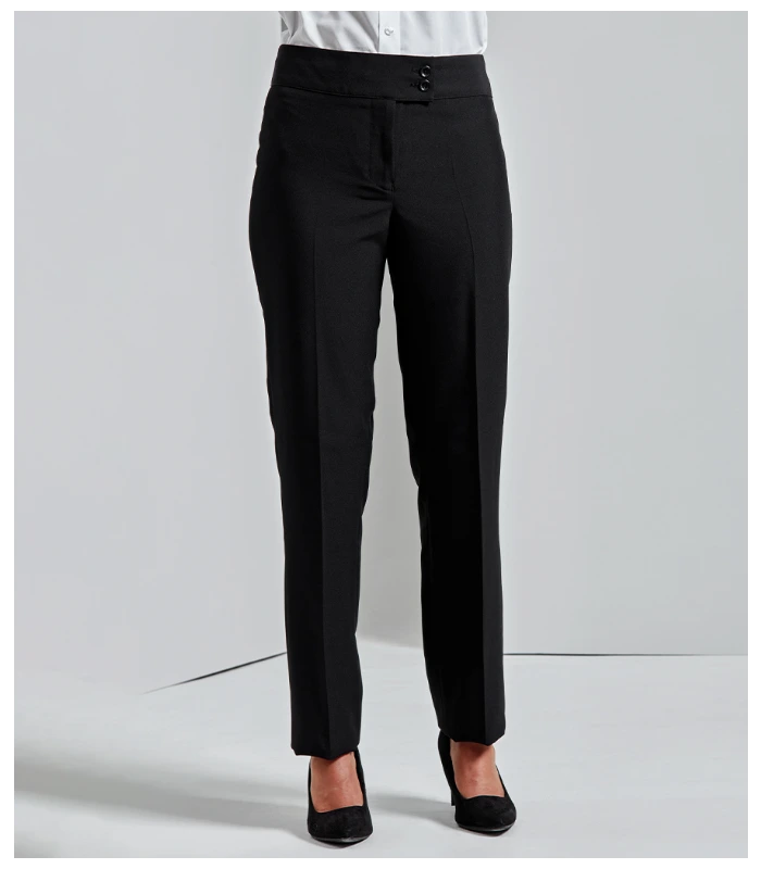 Premier Premier Ladies Iris Straight Leg Trousers in BLK