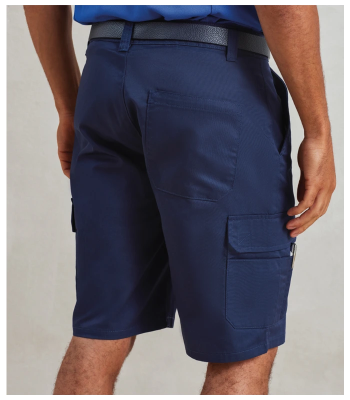 Premier Premier Workwear Cargo Shorts in NAV