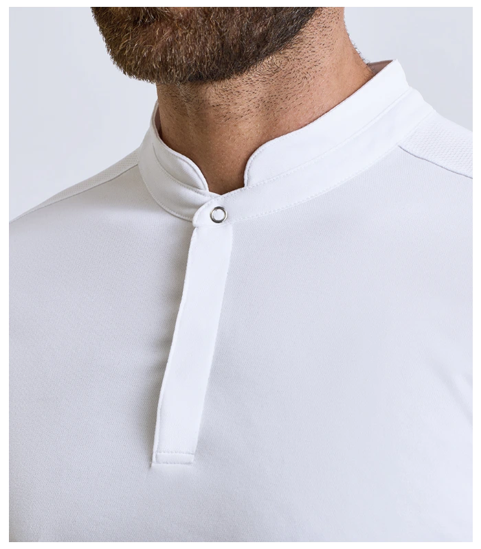 Premier Premier Essential Coolchecker® Long Sleeve Chef's Shirt in BLK