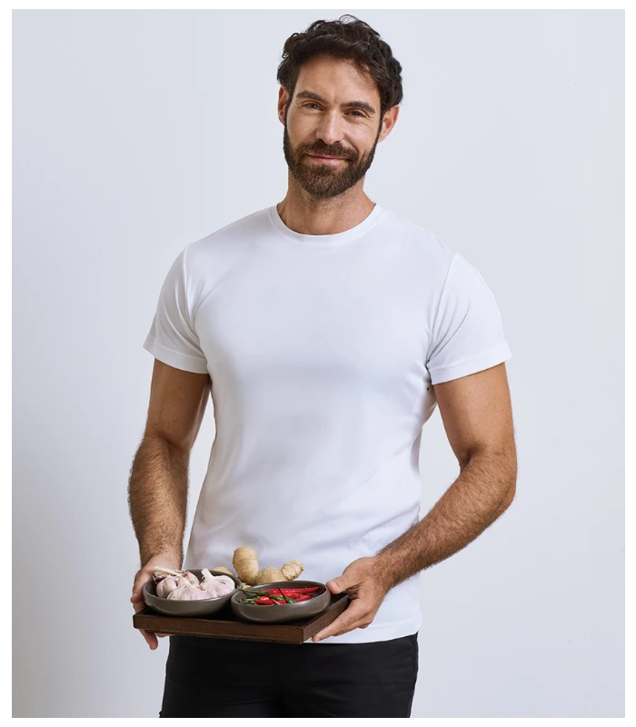Premier Premier Coolchecker® Chef's T-Shirt in BLK