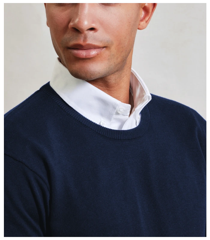 Premier Premier Cotton Rich Crew Neck Sweater