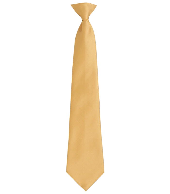 Premier Premier 'Colours' Fashion Clip Tie in GOL