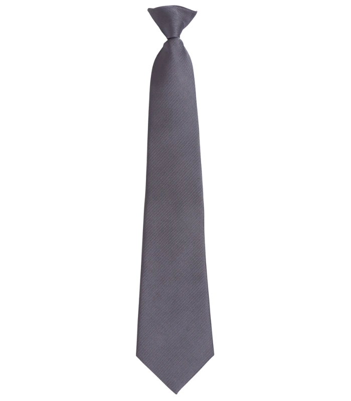 Premier Premier 'Colours' Fashion Clip Tie in GRE