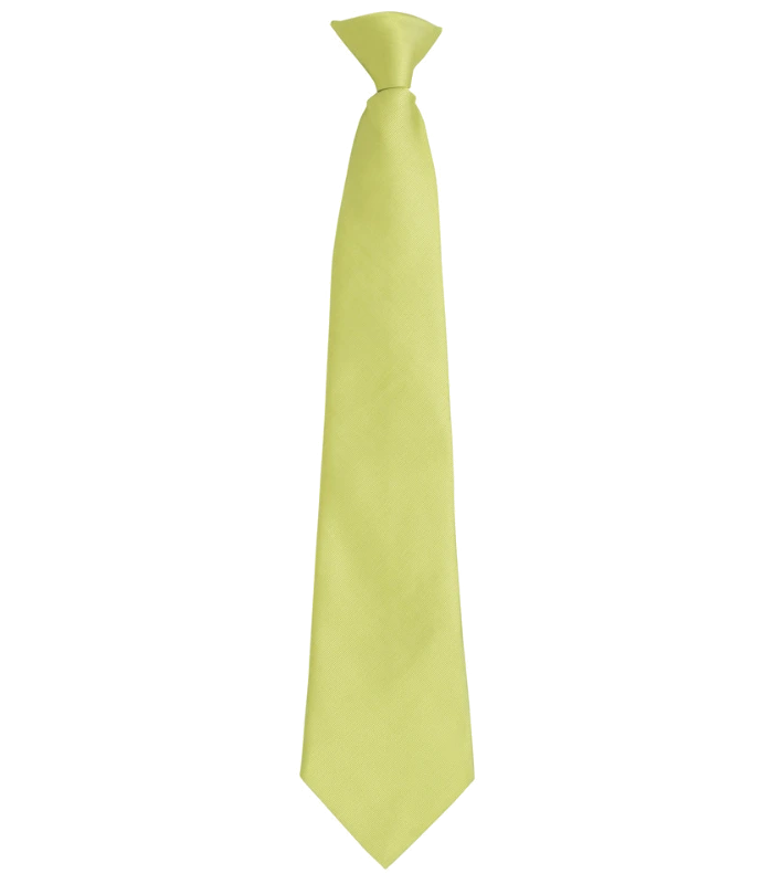 Premier Premier 'Colours' Fashion Clip Tie in LIM