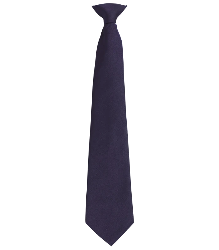 Premier Premier 'Colours' Fashion Clip Tie in NAV