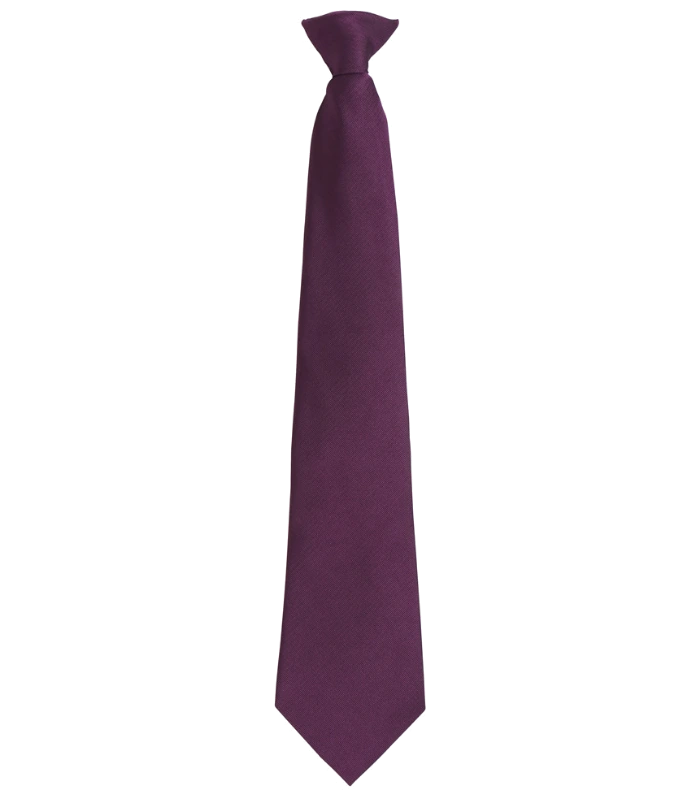 Premier Premier 'Colours' Fashion Clip Tie in PUR