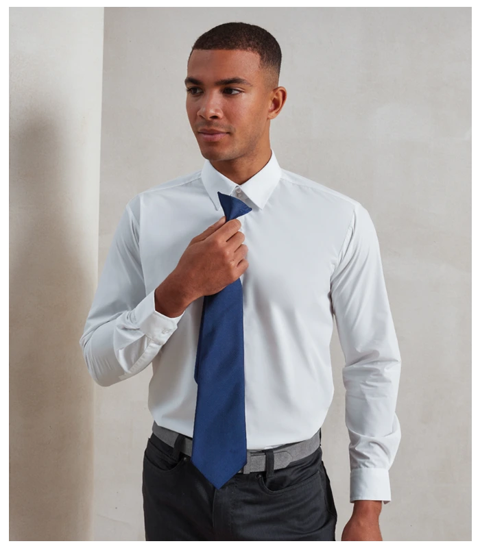 Premier Premier 'Colours' Fashion Clip Tie in ORA