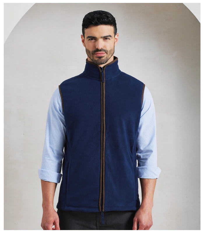 Premier Premier Artisan Fleece Gilet in BK/BK