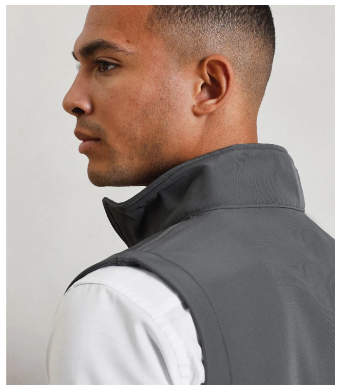 Premier Premier Windchecker® Recycled Printable Soft Shell Gilet in NAV