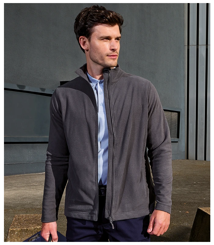 Premier Premier Recyclight® Full Zip Micro Fleece Jacket in NAV