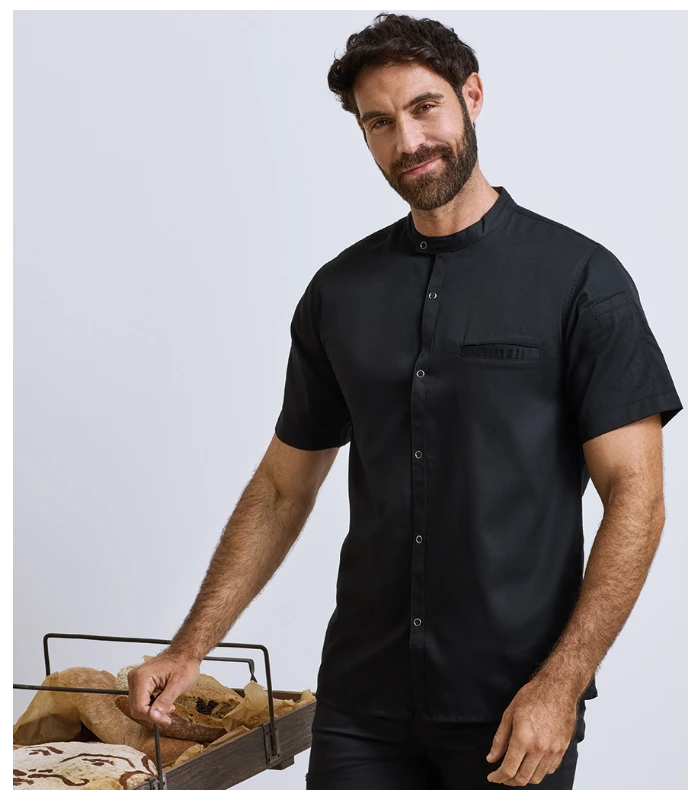 Premier Premier Recyclight® Short Sleeve Chef's Shirt in WHI