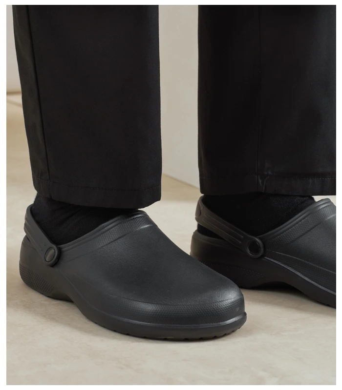 Premier Premier Chef's Anti-Slip Anchor Clogs in BLK