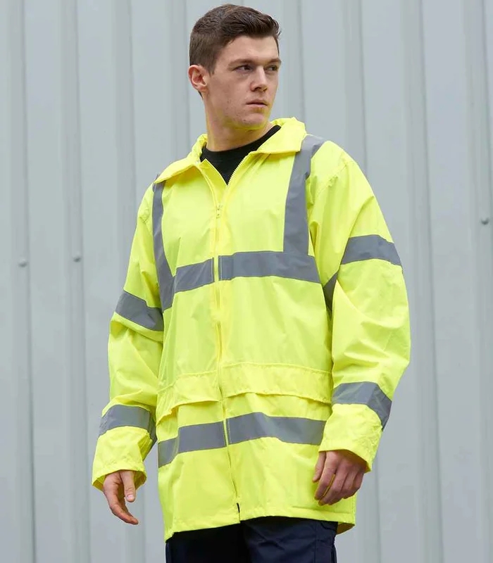 Portwest Portwest Hi-Vis Rain Jacket in YEL
