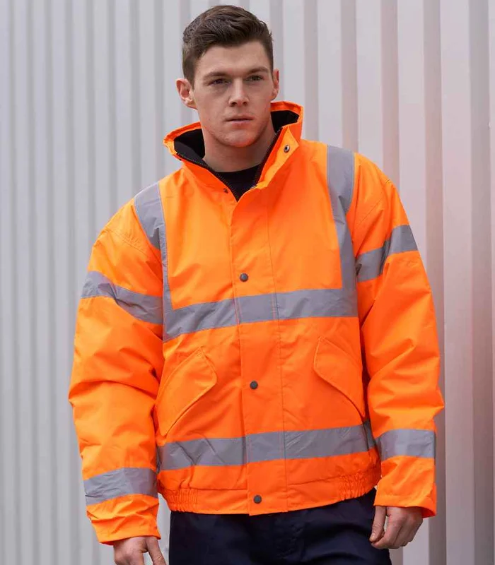 Portwest Portwest Hi-Vis GO/RT Bomber Jacket in ORA