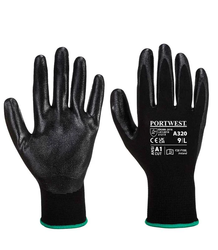 Portwest Portwest Dexti-Grip Gloves in BLK