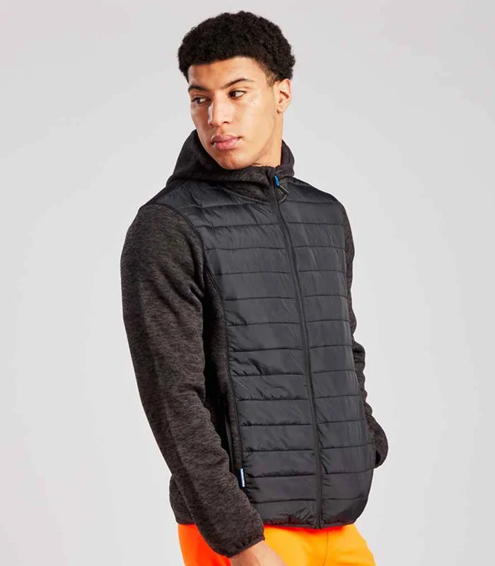 Portwest Portwest KX3™ Baffle Padded Jacket in GM/BK