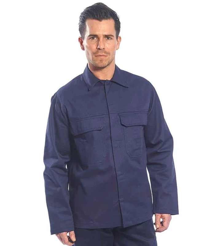 Portwest Portwest Bizweld™ Flame Resistant Jacket in NAV