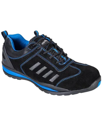 Portwest Portwest Steelite™ Lusum S1P HRO Safety Trainers in BK/RD