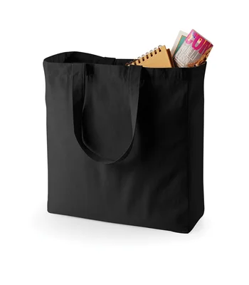 Quadra Quadra Canvas Classic Shopper in BLK