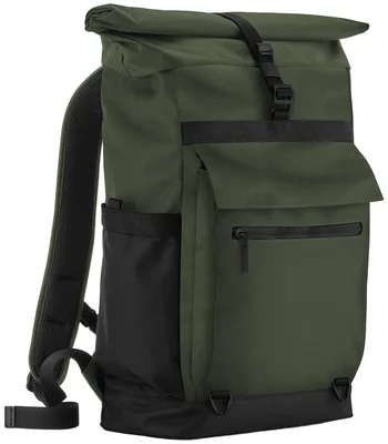Quadra Quadra Axis Roll-Top Backpack in BLK