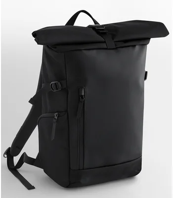 Quadra Quadra Zurich Roll-Top Backpack in Black