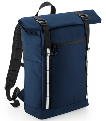 Quadra Quadra Urban Commute Roll-Top Backpack in NAV