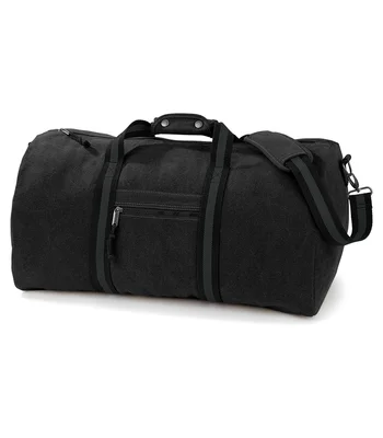 Quadra Quadra Vintage Canvas Holdall in VBK