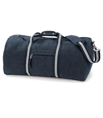 Quadra Quadra Vintage Canvas Holdall in VON
