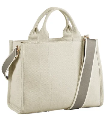 Quadra Quadra Puerto Medium Tote Bag in NT/BK
