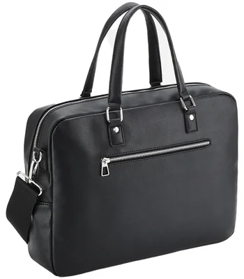 Quadra Quadra Tailored Luxe Briefcase in BLK