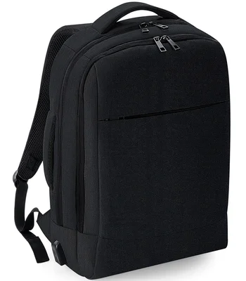 Quadra Quadra Q-Tech Charge Convertible Backpack in BLK