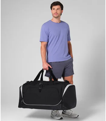 Quadra Quadra Pro Team Jumbo Kit Bag in BK/LG