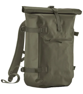 Quadra Quadra Waterproof Roll-Top Backpack in BLK