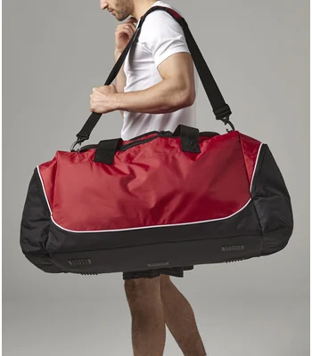 Quadra Quadra Teamwear Jumbo Kit Bag in RD/BK
