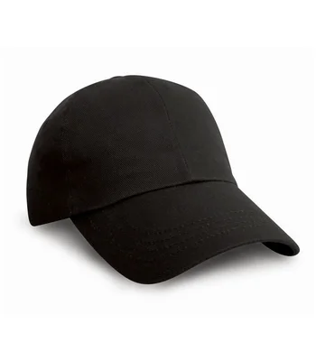 Result Headwear Result Heavy Cotton Drill Pro-Style Cap in BLK