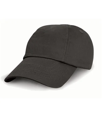 Result Headwear Result Kids Low Profile Cotton Cap in BLK