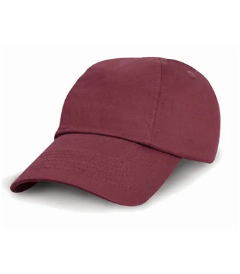 Result Headwear Result Kids Low Profile Cotton Cap in BUR