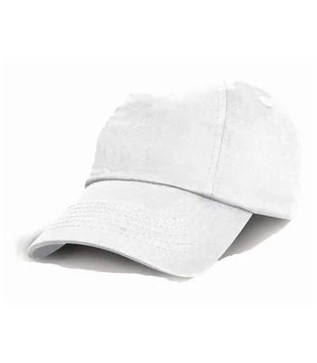Result Headwear Result Kids Low Profile Cotton Cap in WHI