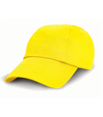 Result Headwear Result Kids Low Profile Cotton Cap in YEL