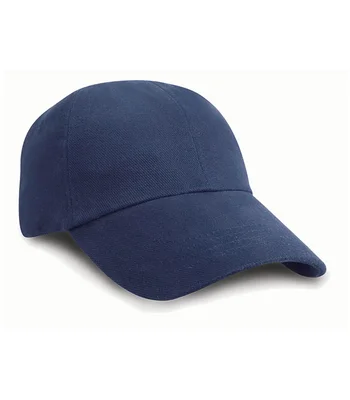 Result Headwear Result Low Profile Heavy Brushed Cotton Cap in NAV