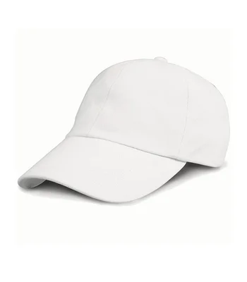 Result Headwear Result Low Profile Heavy Brushed Cotton Cap in WHI