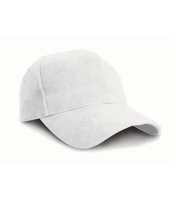 Result Headwear Result Pro-Style Heavy Brushed Cotton Cap in WHI
