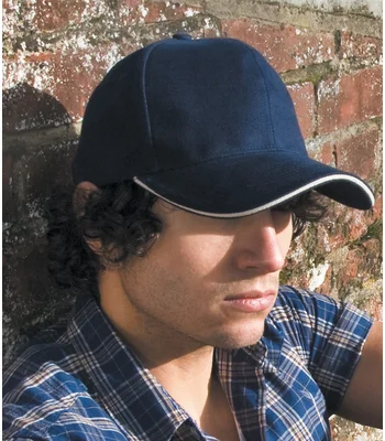Result Headwear Result Pro-Style Heavy Brushed Cotton Cap in NV/NT
