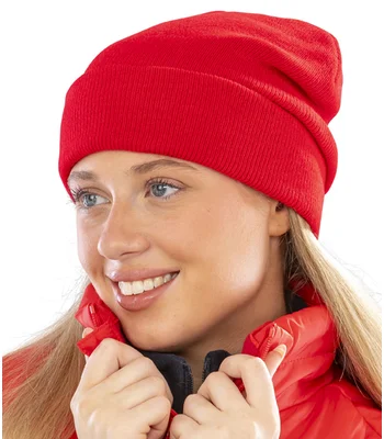 Result Winter Essentials Result Woolly Ski Hat in RED